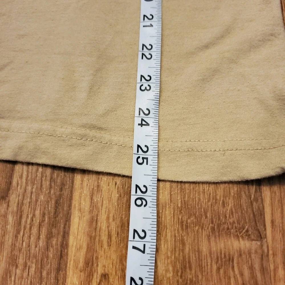 Vintage Reno 911 Shirt Men Medium Tan Ringer Comedy Central 2004